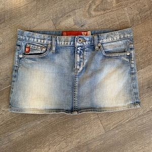 Vintage Guess ❓ denim jean stretch skirt 29 ‼️